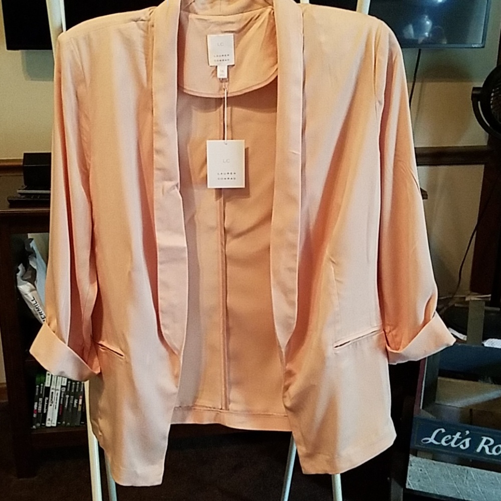 Lauren Conrad pink blazer